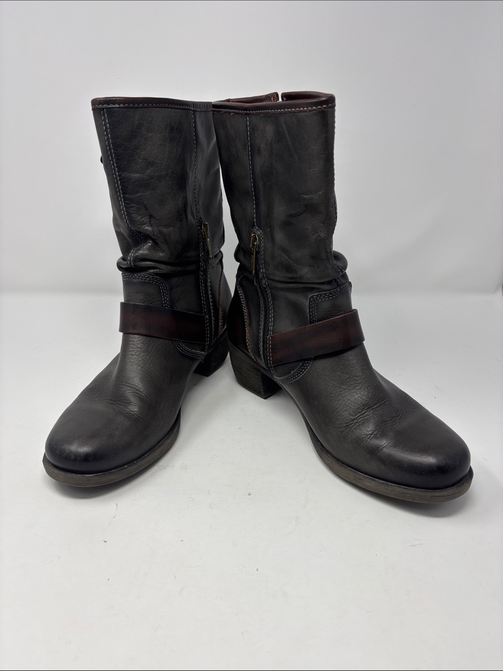 Pikolinos | 38 Women's Leather Mid-Calf Boots